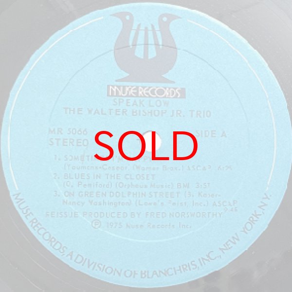 画像2: WALTER BISHOP JR TRIO -  SPEAK LOW (2)