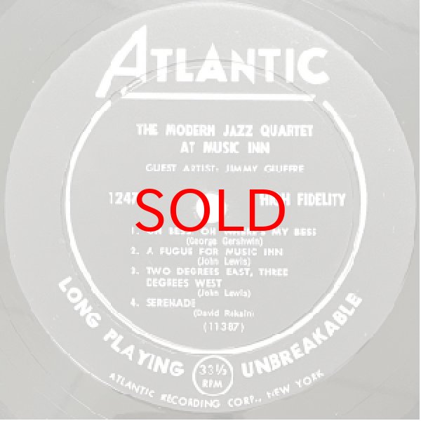 画像2: MODERN JAZZ QUARTET / JIMMY GIUFFRE -  AT MUSIC INN VOLUME 1 (2)