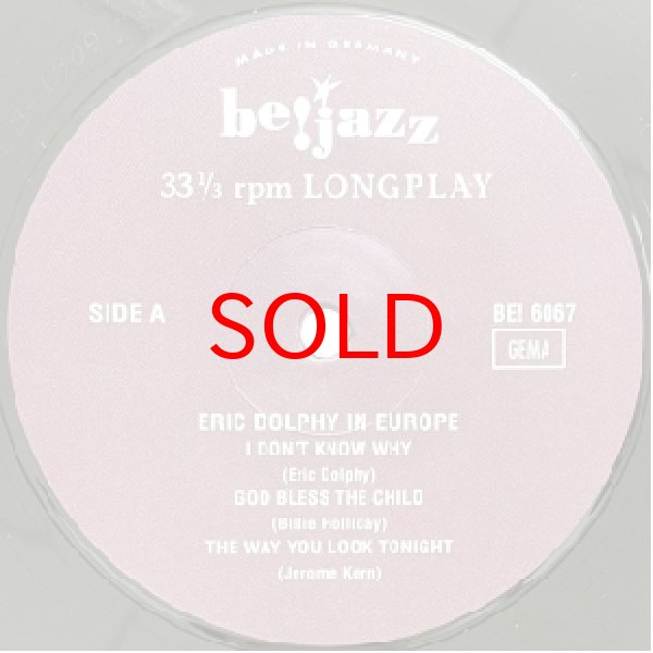 画像2: ERIC DOLPHY -  IN EUROPE (2)