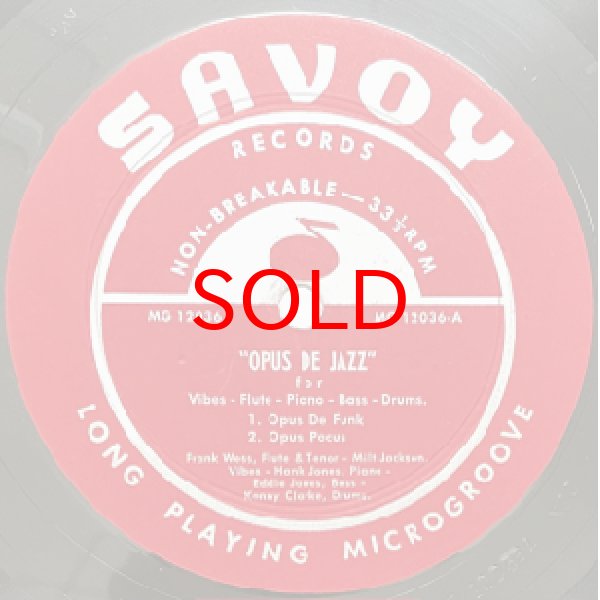 画像2: FRANK WESS - MILT JACKSON -  OPUS DE JAZZ (2)