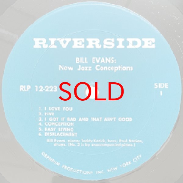 画像2: BILL EVANS -  NEW JAZZ CONCEPTIONS (2)