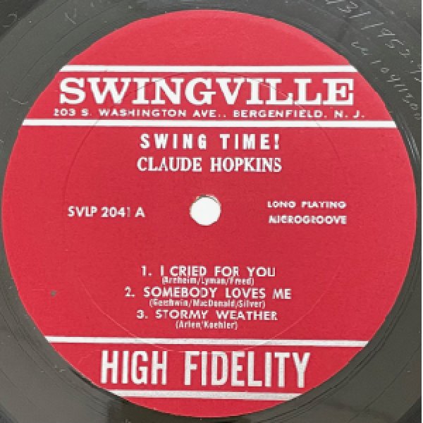 画像2: CLAUDE HOPKINS - BUD JOHNSON - VIC DICKENSON -  SWING TIME ! (2)