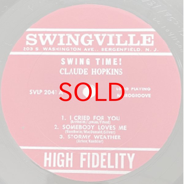 画像2: CLAUDE HOPKINS - BUD JOHNSON - VIC DICKENSON -  SWING TIME ! (2)