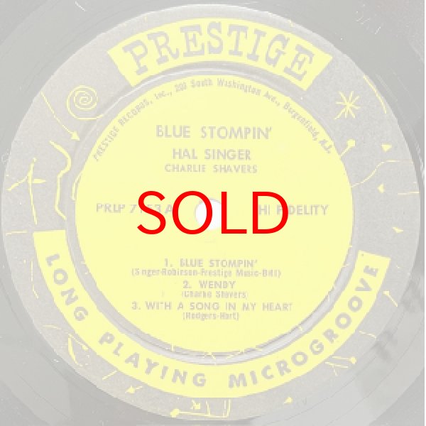 画像2: HAL SINGER WITH CHARLIE SHAVERS -  BLUE STOMPIN' (2)