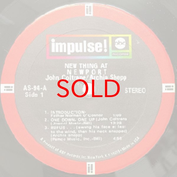 画像2: JOHN COLTRANE / ARCHIE SHEPP -  NEW THING AT NEWPORT (2)