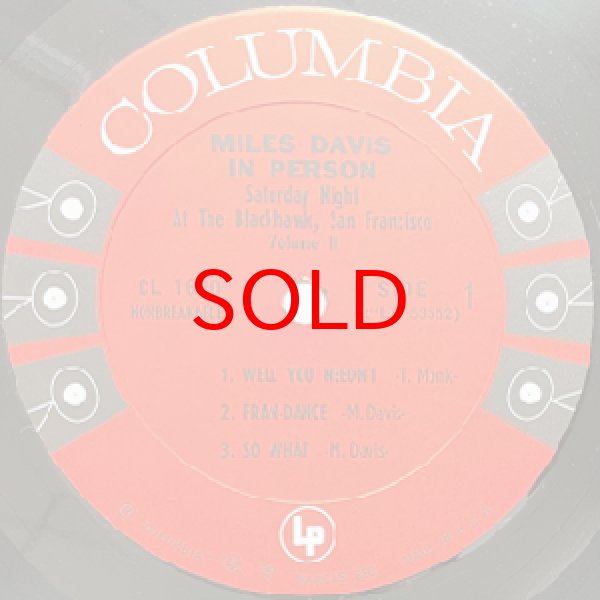 画像2: MILES DAVIS -  IN PERSON SATURDAY NIGHT AT THE BLACKHAWK,SAN FRANCISCO VOL.2 (2)