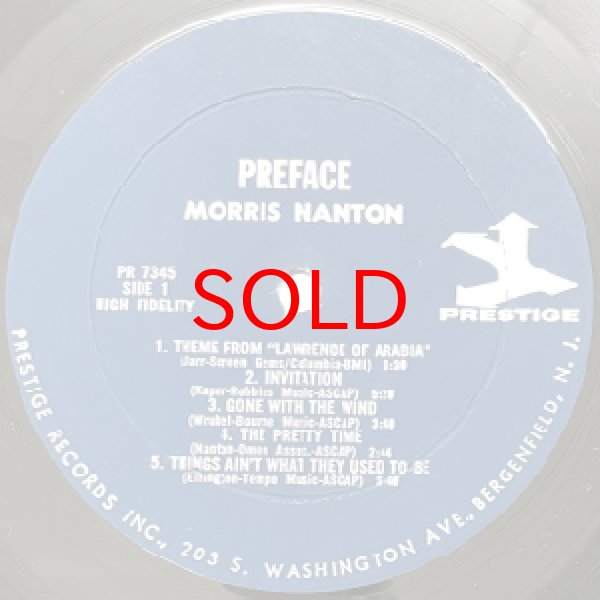 画像2: MORRIS NANTON TRIO -  PREFACE (2)