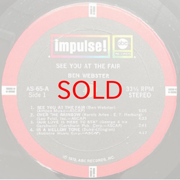 画像2: BEN WEBSTER -  SEE YOU AT THE FAIR (2)