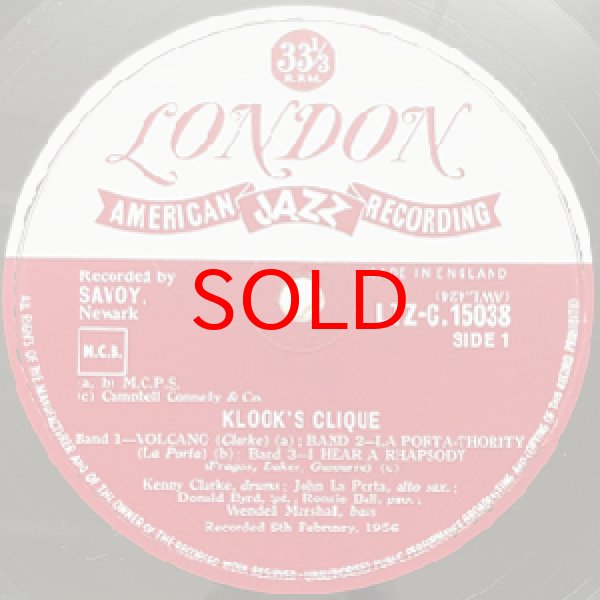 画像2: KENNY CLARKE FEAT JOHN LA PORTA -  KLOOK'S CLIQUE (2)