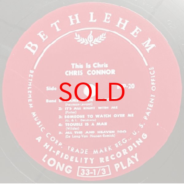 画像2: CHRIS CONNOR -  THIS IS CHRIS (2)