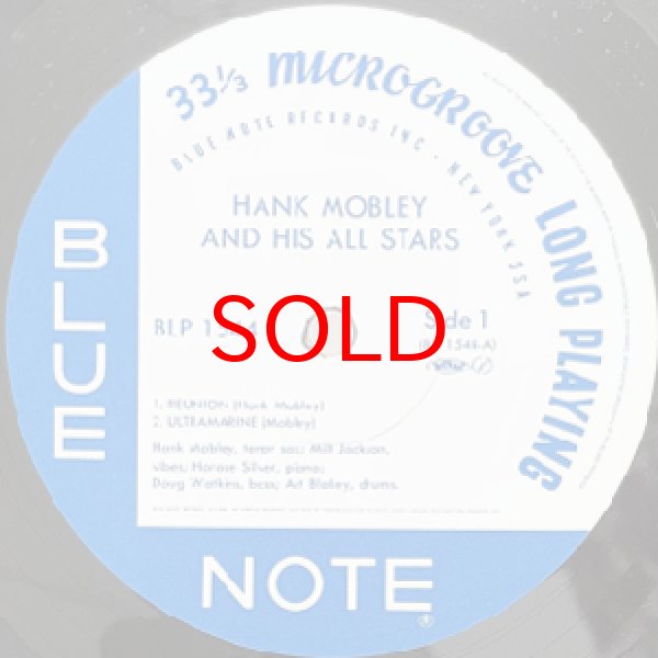 画像2: HANK MOBLEY -  HANK MOBLEY AND HIS ALL STARS (2)