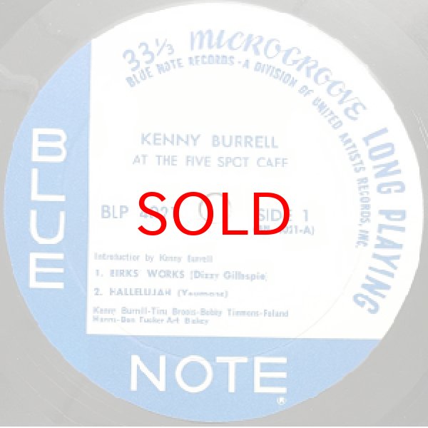 画像2: KENNY BURRELL -  AT THE FIVE SPOT CAFE (2)