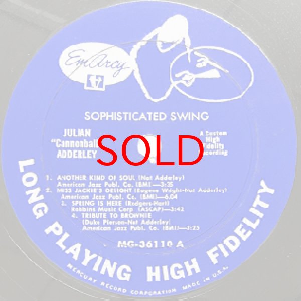 画像2: CANNONBALL ADDERLEY -  SOPHISTICATED SWING (2)