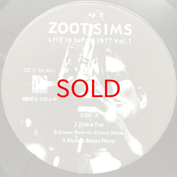 画像2: ZOOT SIMS -  LIVE IN JAPAN 1977 VOL 1 (2)