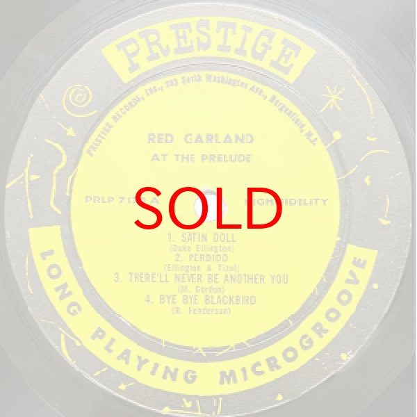 画像2: RED GARLAND -  RED GARLAND AT THE PRELUDE (2)