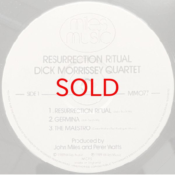 画像2: DICK MORRISSEY QUARTET -  RESURRECTION RITUAL (2)
