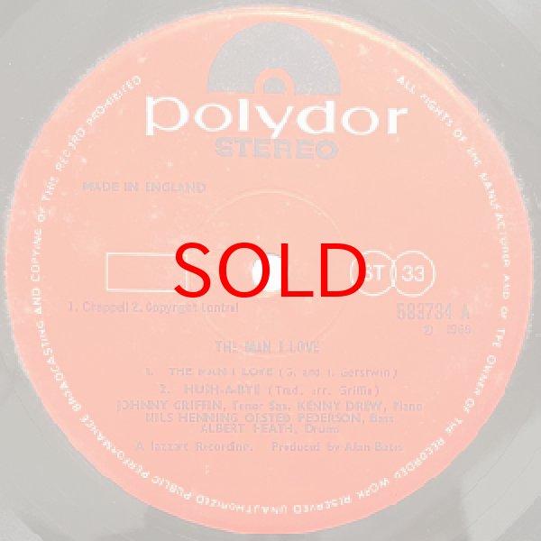 画像2: JOHNNY GRIFFIN -  THE MAN I LOVE (2)