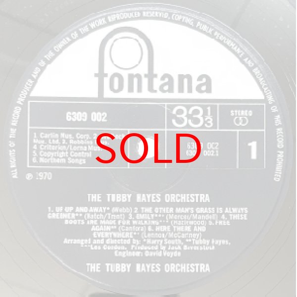 画像2: TUBBY HAYES ORCHESTRA -  THE ORCHESTRA (2)