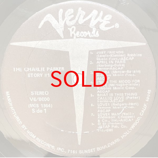 画像2: CHARLIE PARKER -  THE CHARLIE PARKER STORY #1 (2)