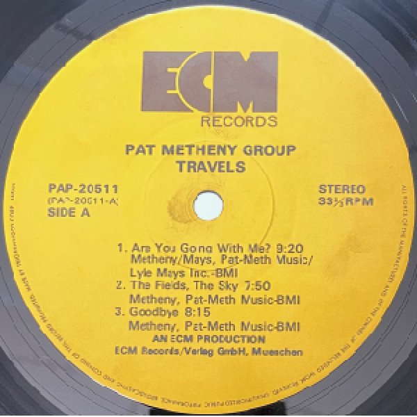 画像2: PAT METHENY -  TRAVELS (2)