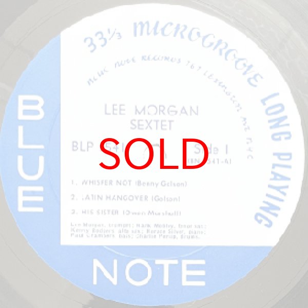 画像2: LEE MORGAN -  LEE MORGAN SEXTET (2)