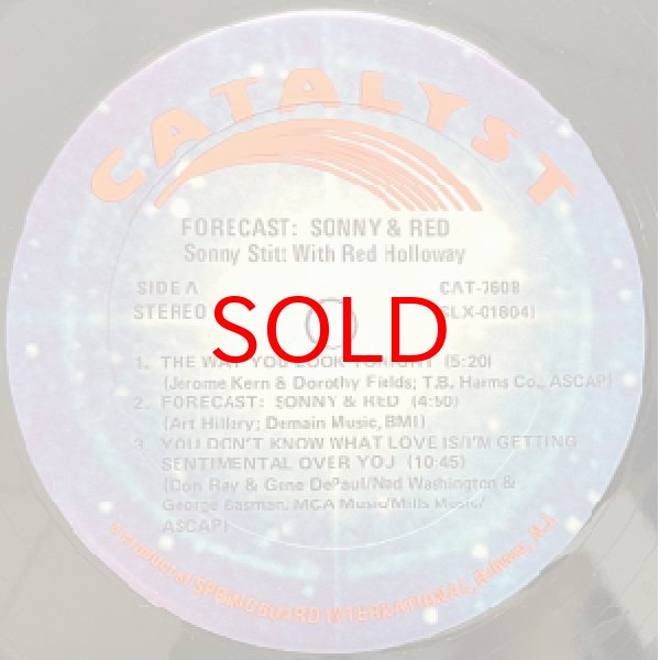 画像2: SONNY STITT WITH RED HOLLOWAY -  FORECAST : SONNY & RED (2)