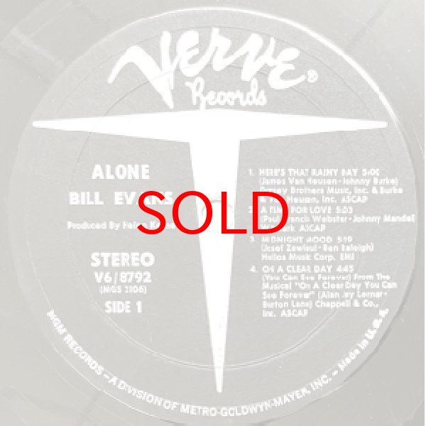 画像2: BILL EVANS -  ALONE (2)