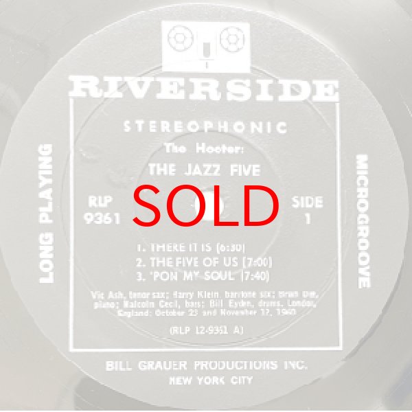 画像2: THE JAZZ FIVE -  THE HOOTER ! (2)