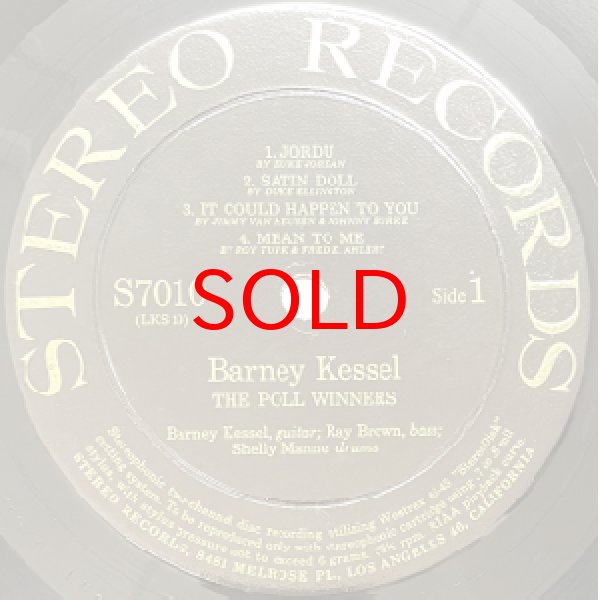 画像2: BARNEY KESSEL -  THE POLL WINNERS (2)