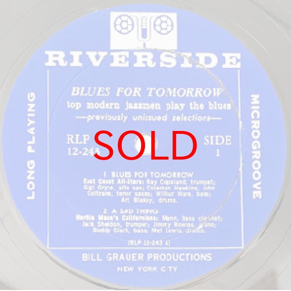 画像2: V.A. ( SONNY ROLLINS / COLEMAN HAWKINS / JOHN COLTRANE ETC ) -  BLUES FOR TOMORROW (2)