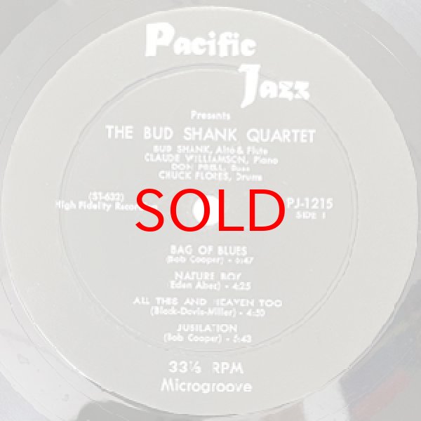 画像2: BUD SHANK QUARTET -  S / T (2)