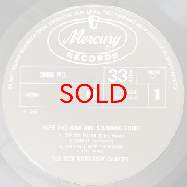 画像2: DICK MORRISSEY QUARTET -  HERE AND NOW AND SOUNDING GOOD (2)
