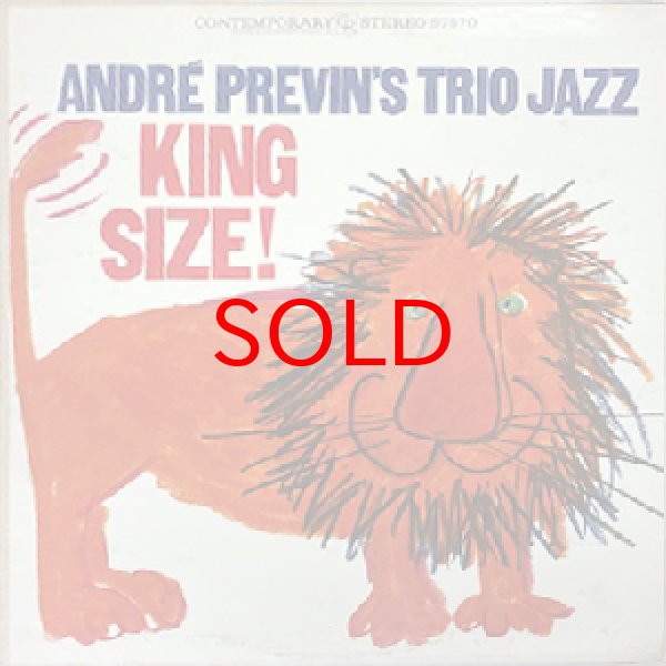 画像1: ANDRE PREVIN -  ANDRE PREVIN'S TRIO JAZZ : KING SIZE (1)