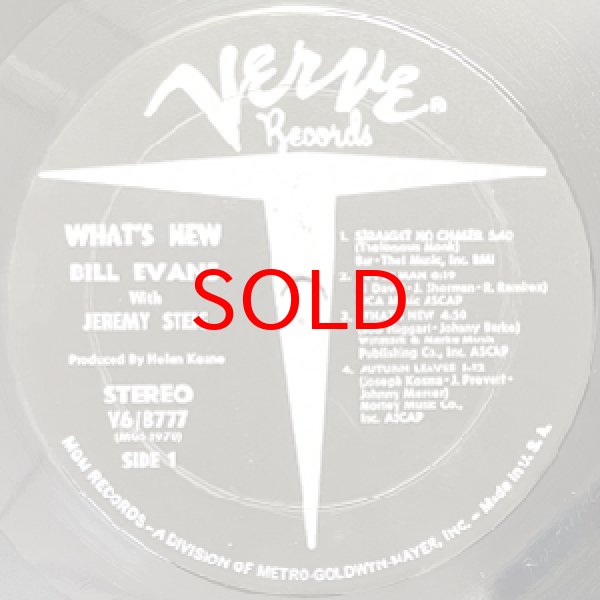 画像2: BILL EVANS WITH JEREMY STEIG -  WHAT'S NEW (2)
