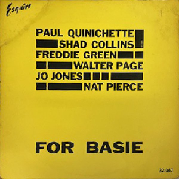 画像1: PAUL QUINICHETTE -  FOR BASIE (1)