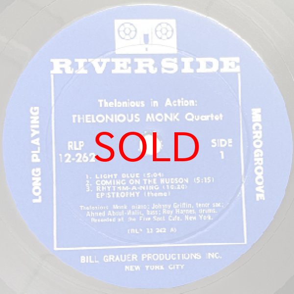 画像2: THELONIOUS MONK QUARTET -  THELONIOUS IN ACTION (2)