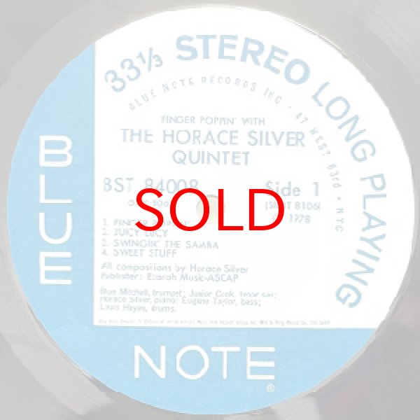 画像2: HORACE SILVER QUINTET -  FINGER POPPIN' (2)