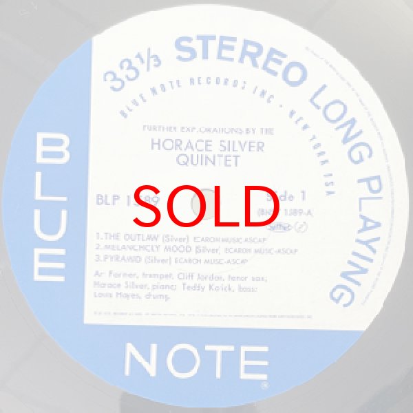 画像2: HORACE SILVER QUINTET -  FURTHER EXPLORATIONS BY THE HORACE SILVER QUINTET (2)