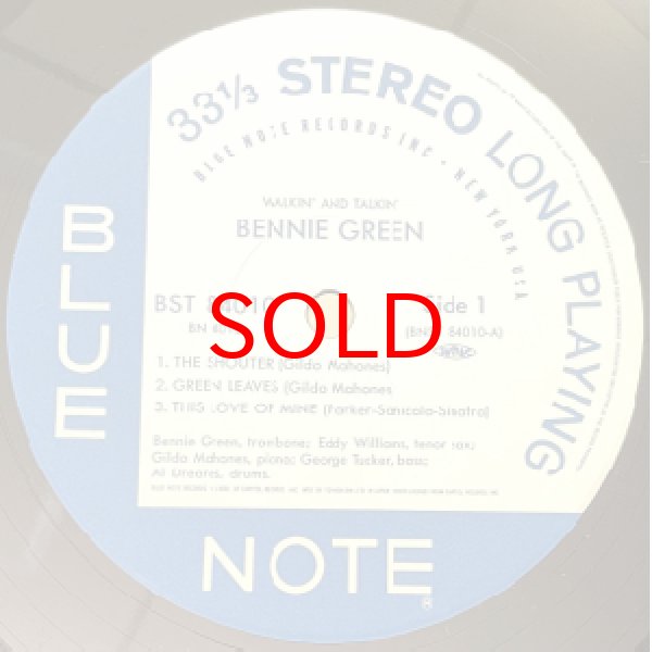 画像2: BENNIE GREEN -  WALKIN' AND TALKIN' (2)