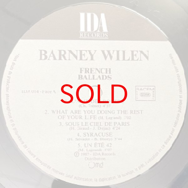 画像2: BARNEY WILEN -  FRENCH BALLADS (2)