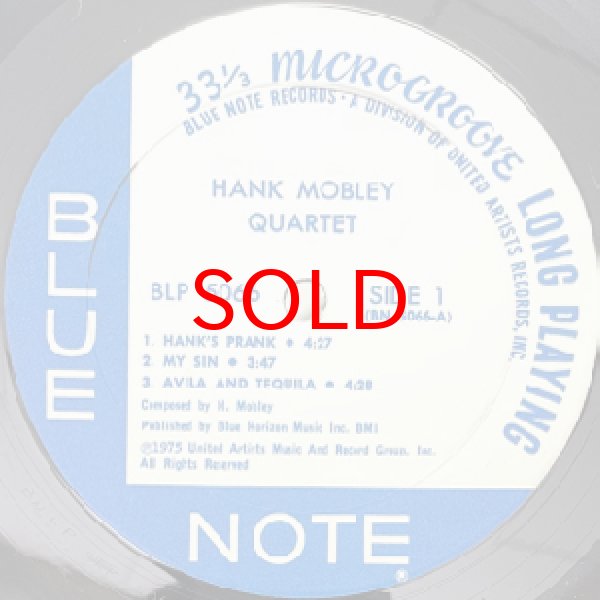 画像2: HANK MOBLEY -  HANK MOBLEY QUARTET【10INCH】 (2)