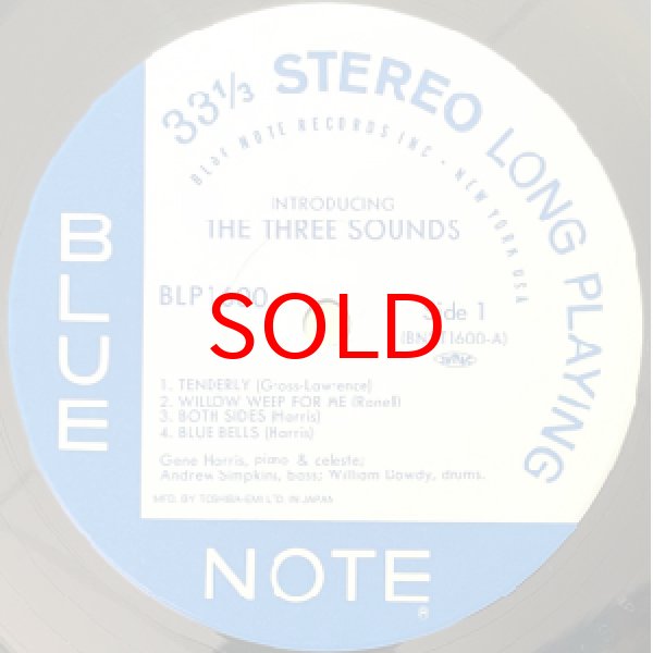 画像2: THE THREE SOUNDS -  S / T (2)