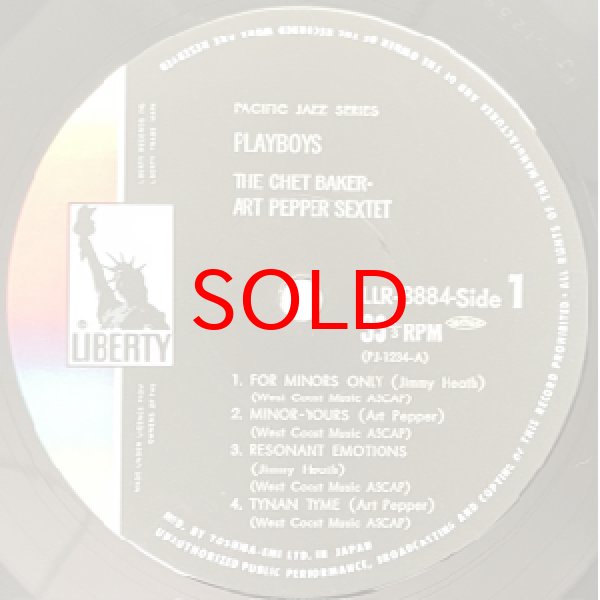 画像2: CHET BAKER & ART PEPPER SEXTET -  PLAYBOYS (2)