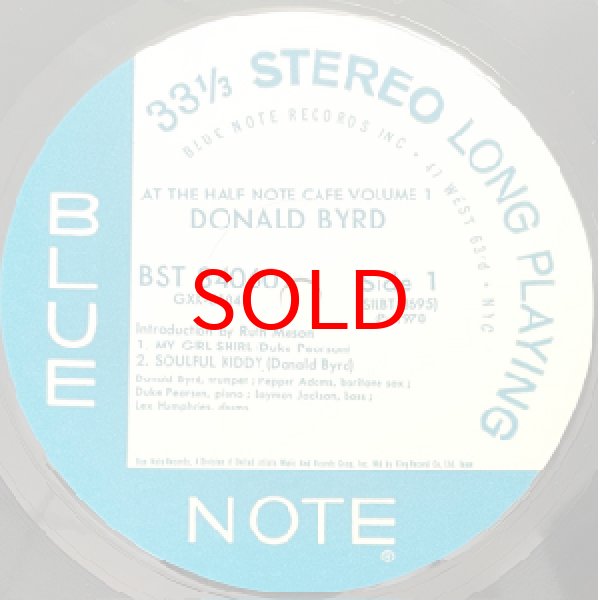 画像2: DONALD BYRD -  AT THE HALF NOTE CAFE VOL.1 (2)