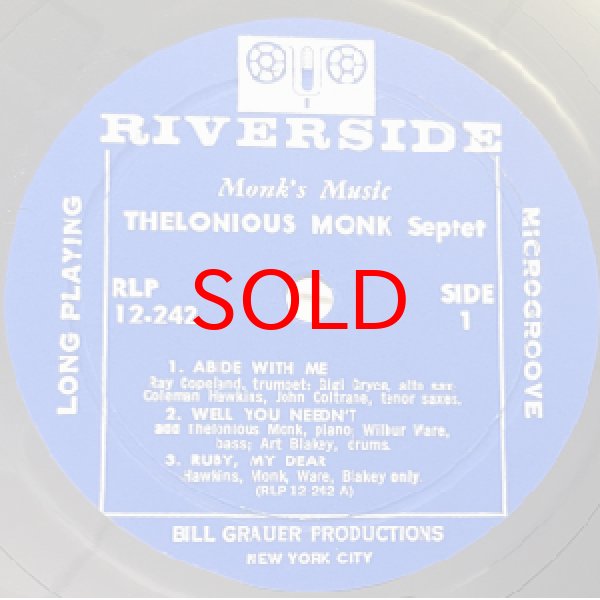 画像2: THELONIOUS MONK FEAT JOHN COLTRANE -  MONK'S MUSIC (2)