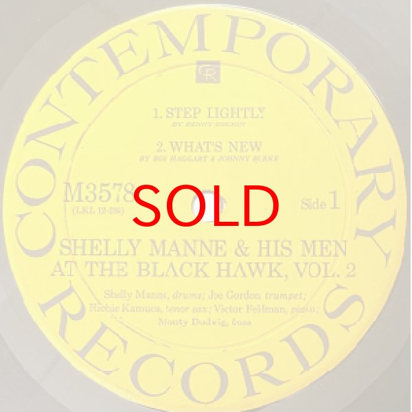 画像2: SHELLY MANNE & HIS MEN -  AT THE BLACK HAWK, VOL.2 (2)