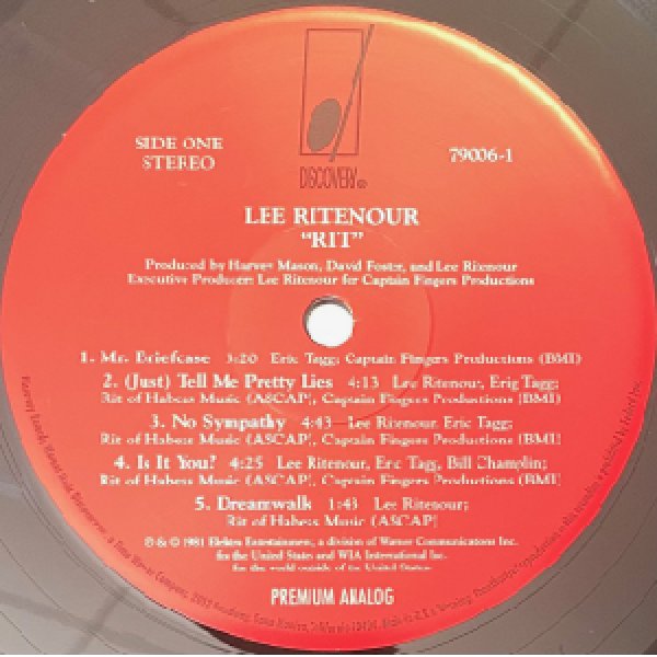画像2: LEE RITENOUR -  RIT (2)