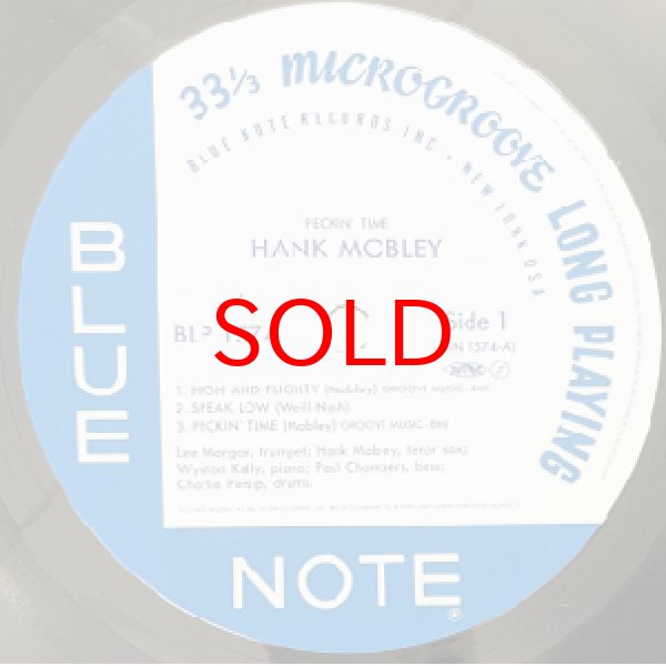画像2: HANK MOBLEY - LEE MORGAN -  PECKIN' TIME (2)