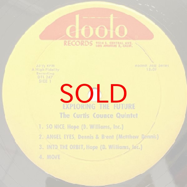 画像2: CURTIS COUNCE QUINTET -  EXPLORING THE FUTURE (2)