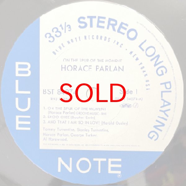 画像2: HORACE PARLAN QUINTET -  ON THE SPUR OF THE MOMENT (2)